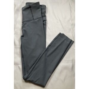 Lululemon Size 6 In Focus Run Tight Compression Reflective Stretch Legging Gray